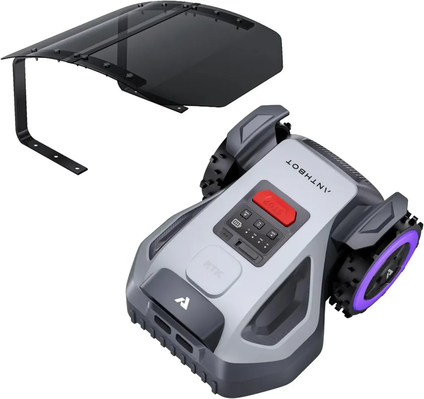 Robot tondeuse ANTHBOT M9 avec abri résistant aux intempéries