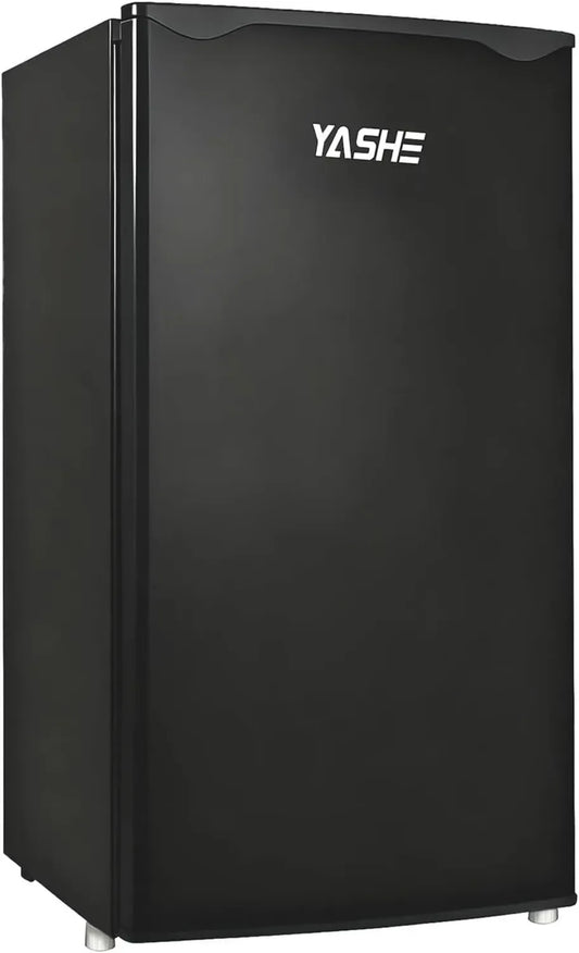 Mini Réfrigérateur 92L avec Congélateur, Design Compact et Économe en Énergie, Silencieux, Porte Réversible, Idéal pour Chambre, Bureau et Cuisine, Noir