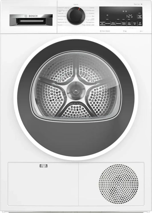 Bosch Sèche-linge Pompe à Chaleur Série 6, 9 kg, EasyClean, Programme Rapide