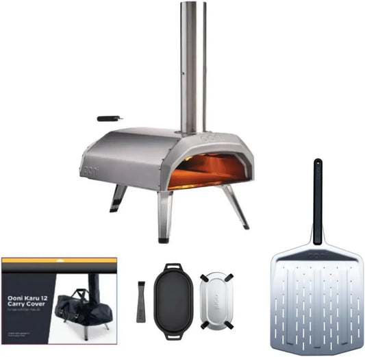 Four à Pizza Ooni Karu 12 Multi-Combustible avec Accessoires Complets