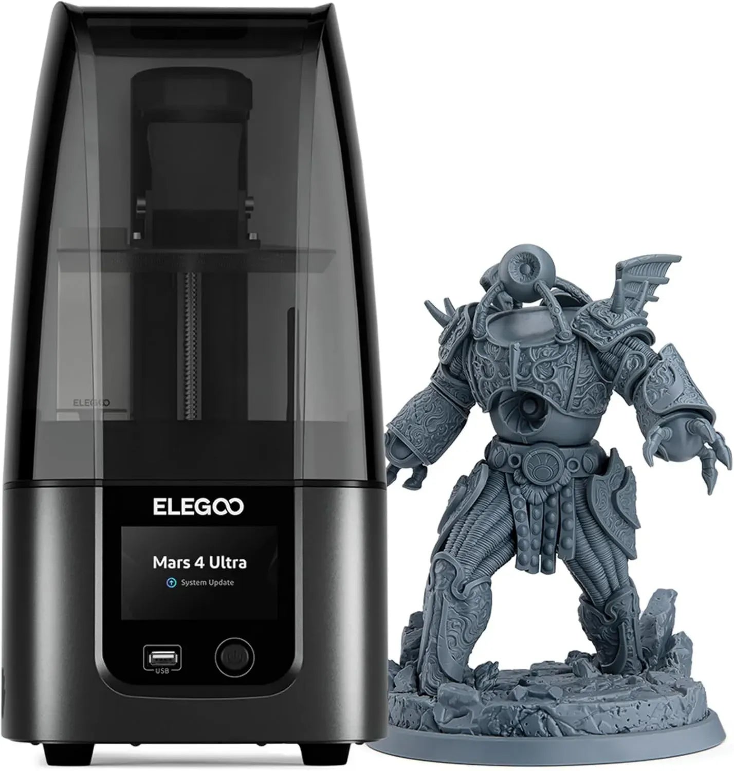 Imprimante 3D ELEGOO Mars 4 Ultra MSLA avec Écran LCD 9K, Wi-Fi, Impression 150mm/h